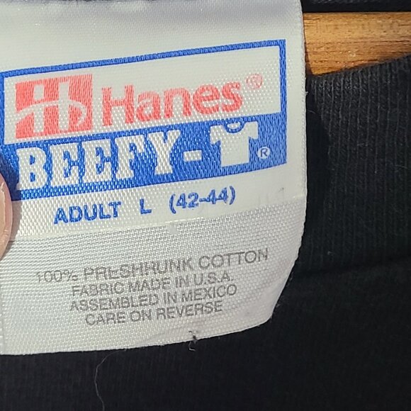 Vintage 90s Kenworth Trucking Black Pocket Large Promo T-Shirt Made in USA - Picture 3 of 5